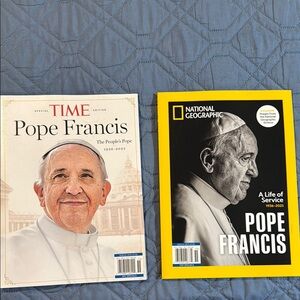 Pope Francis-National Geographic and Time Special Edition Coffee Table Magazines